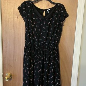 Elle Eiffel Tower pleated dress